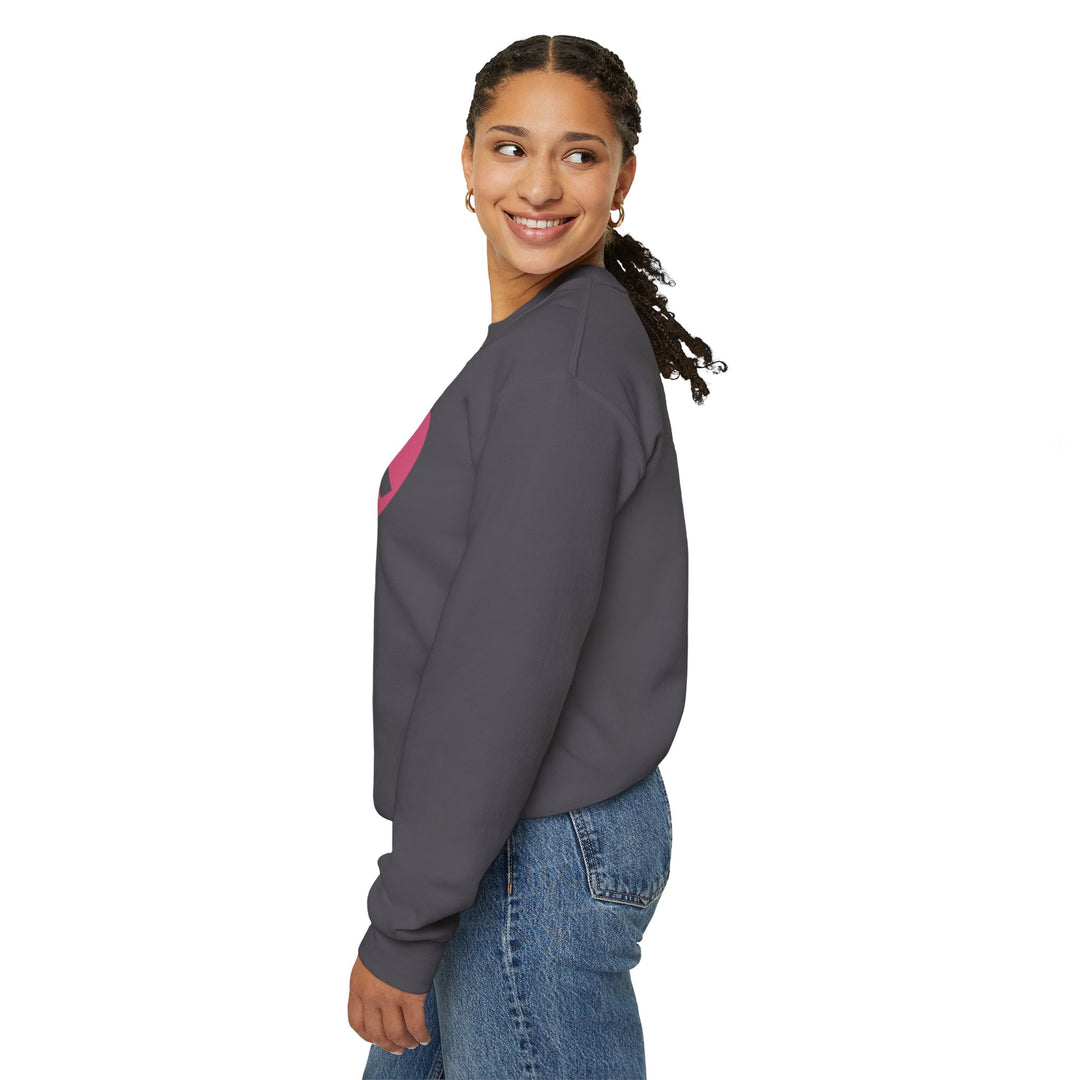 Healed Breast Cancer Awareness Sweatshirt – Cozy Unisex Crewneck for Everyday Comfort & Support"