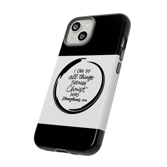 I Can Do All Things" Custom Premium Protective Phone Case – Double-Layered Durability