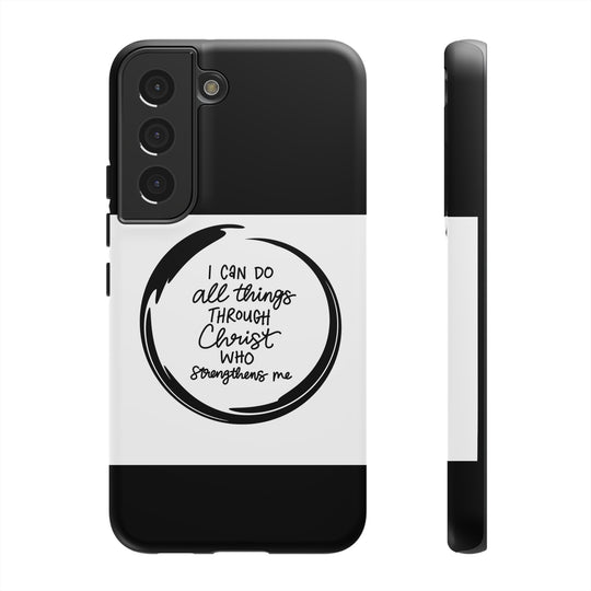 I Can Do All Things" Custom Premium Protective Phone Case – Double-Layered Durability