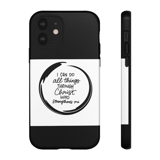 I Can Do All Things" Custom Premium Protective Phone Case – Double-Layered Durability