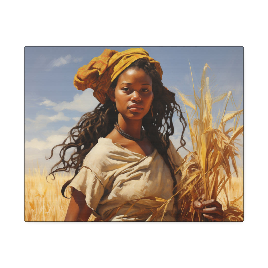 Soulful Harvest Canvas Art - A Celebration of Strength, Beauty & Abundance