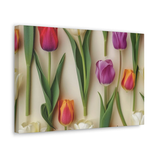 Blooming Radiance Floral Canvas Art - Vibrant Wall Decor for Home & Office