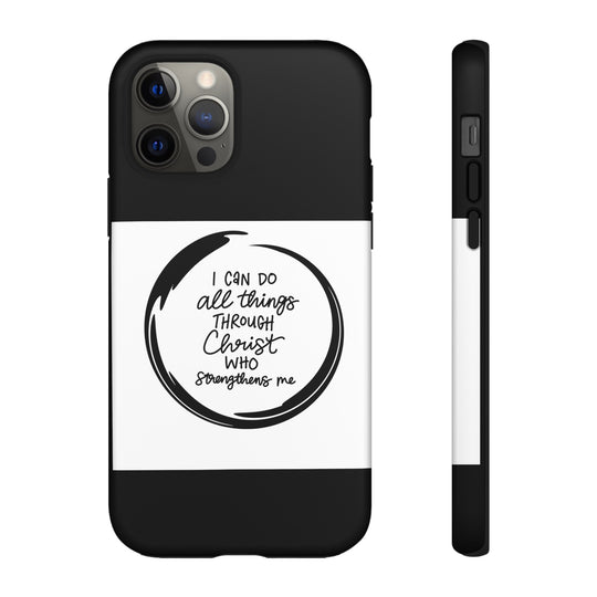 I Can Do All Things" Custom Premium Protective Phone Case – Double-Layered Durability