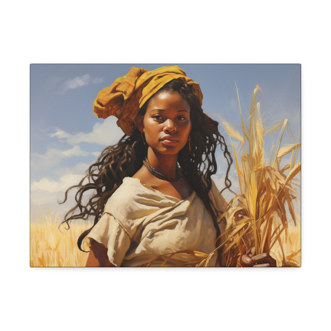 Soulful Harvest Canvas Art - A Celebration of Strength, Beauty & Abundance