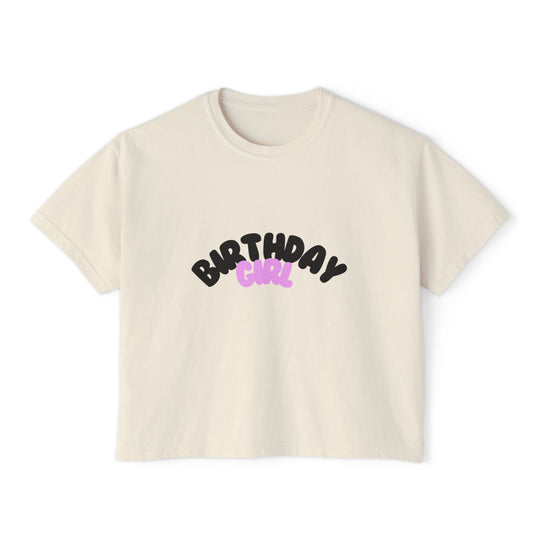 Stylish Birthday Girl Celebration Tee