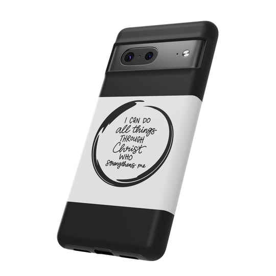 I Can Do All Things" Custom Premium Protective Phone Case – Double-Layered Durability