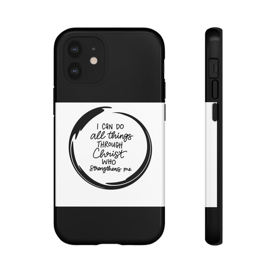 I Can Do All Things" Custom Premium Protective Phone Case – Double-Layered Durability