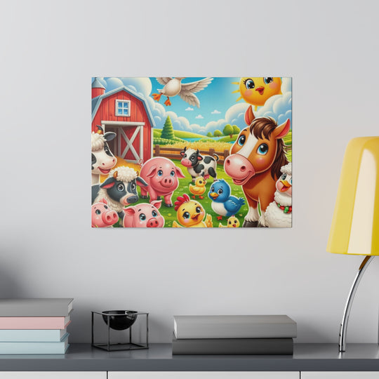 Charming Farmyard Animal Canvas Art – Bring the Countryside to Life