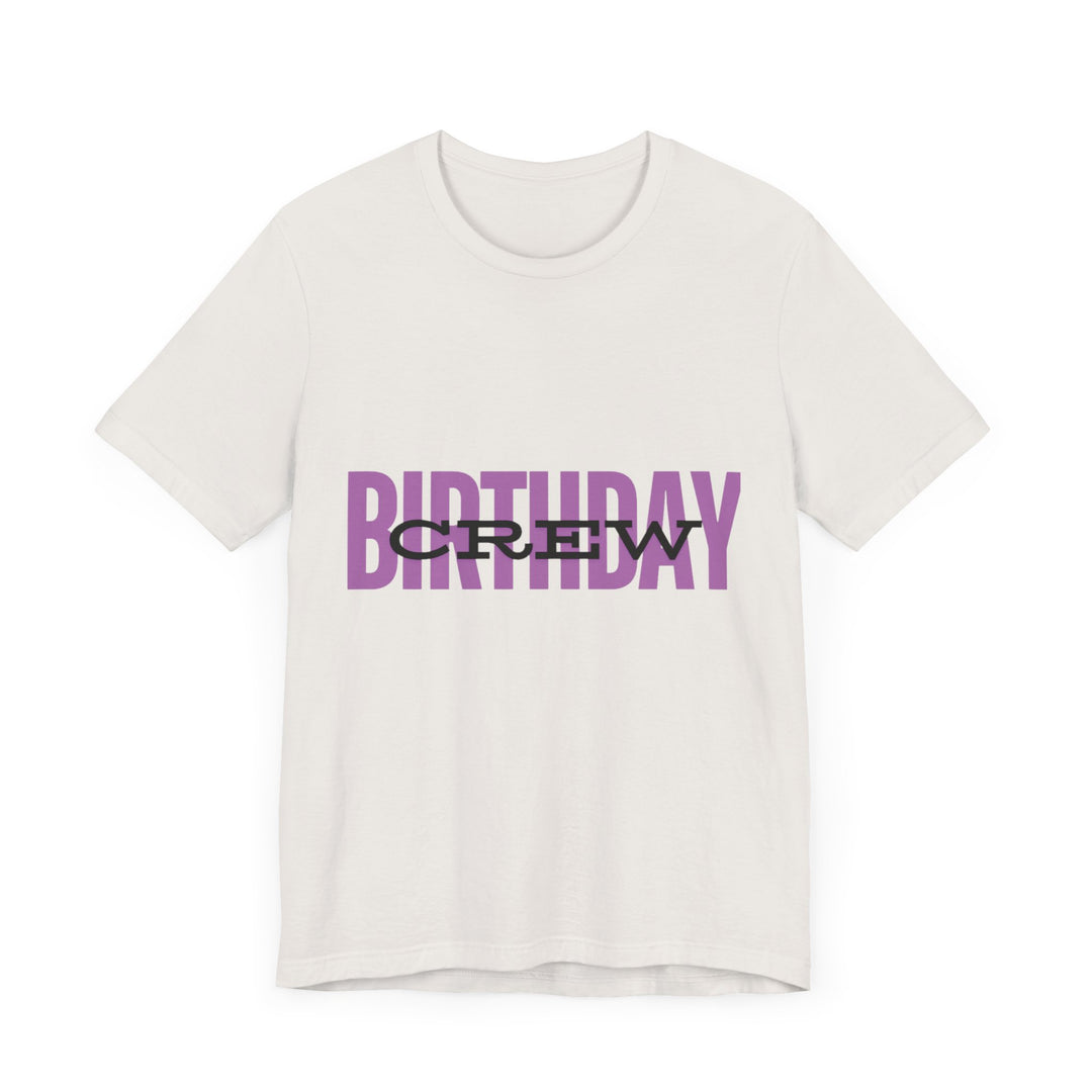 Vibrant 'Birthday Crew' Tee