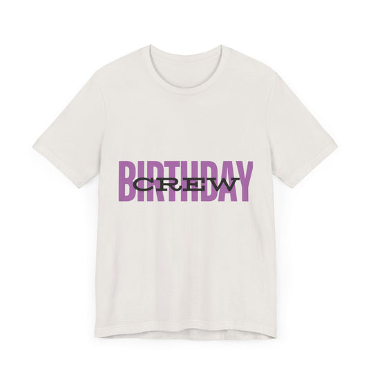 Vibrant 'Birthday Crew' Tee