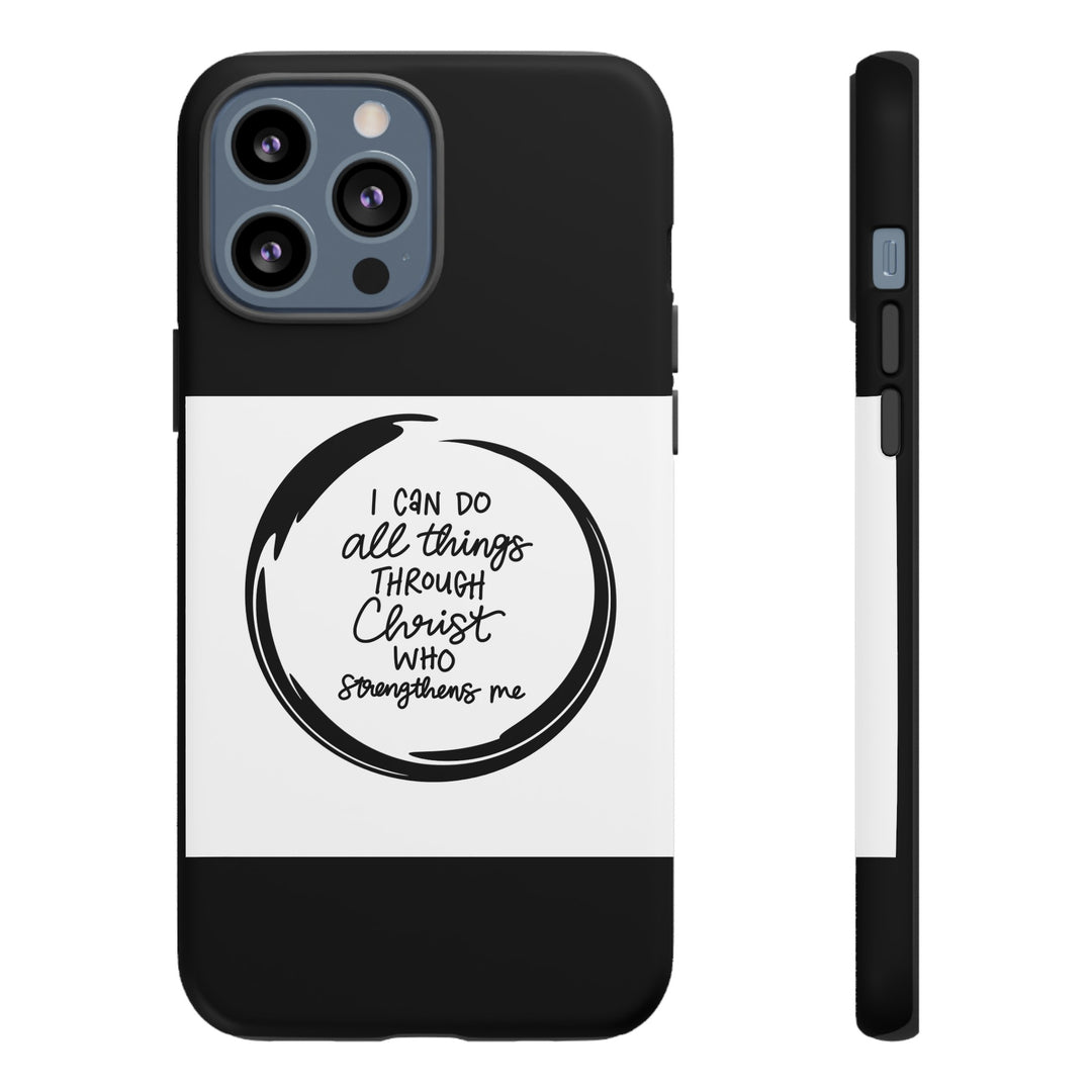 I Can Do All Things" Custom Premium Protective Phone Case – Double-Layered Durability