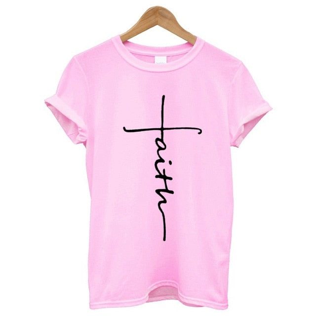 Lift My Mood, Jesus – Women's Christian Stylish Short Sleeve Cotton T-Shirt | Casual Fashion Plus Size Tees for All Seasons