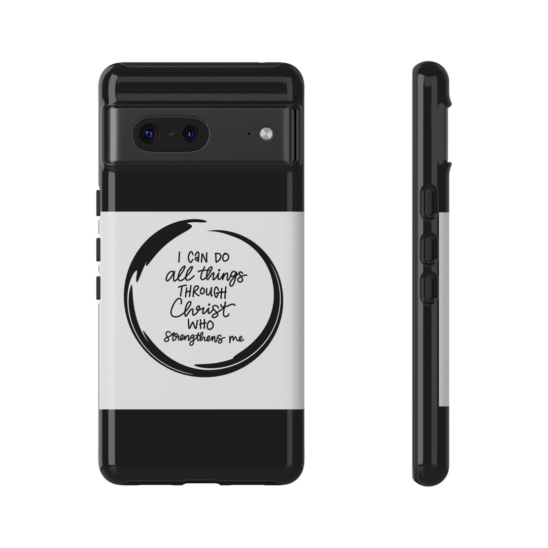 I Can Do All Things" Custom Premium Protective Phone Case – Double-Layered Durability