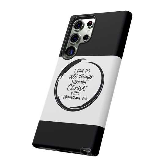 I Can Do All Things" Custom Premium Protective Phone Case – Double-Layered Durability