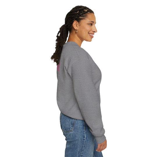 Healed Breast Cancer Awareness Sweatshirt – Cozy Unisex Crewneck for Everyday Comfort & Support"