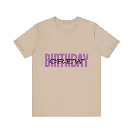 Vibrant 'Birthday Crew' Tee