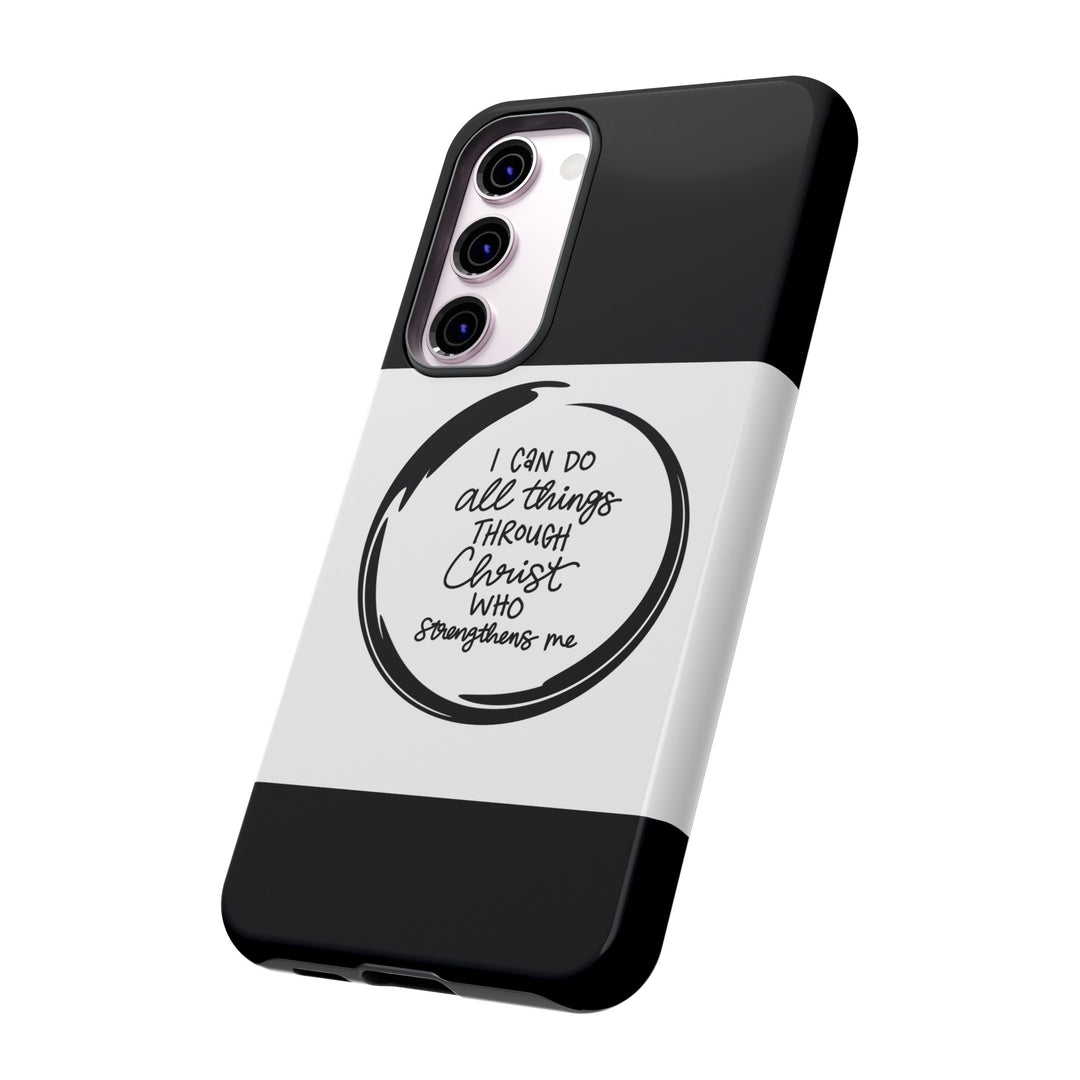 I Can Do All Things" Custom Premium Protective Phone Case – Double-Layered Durability