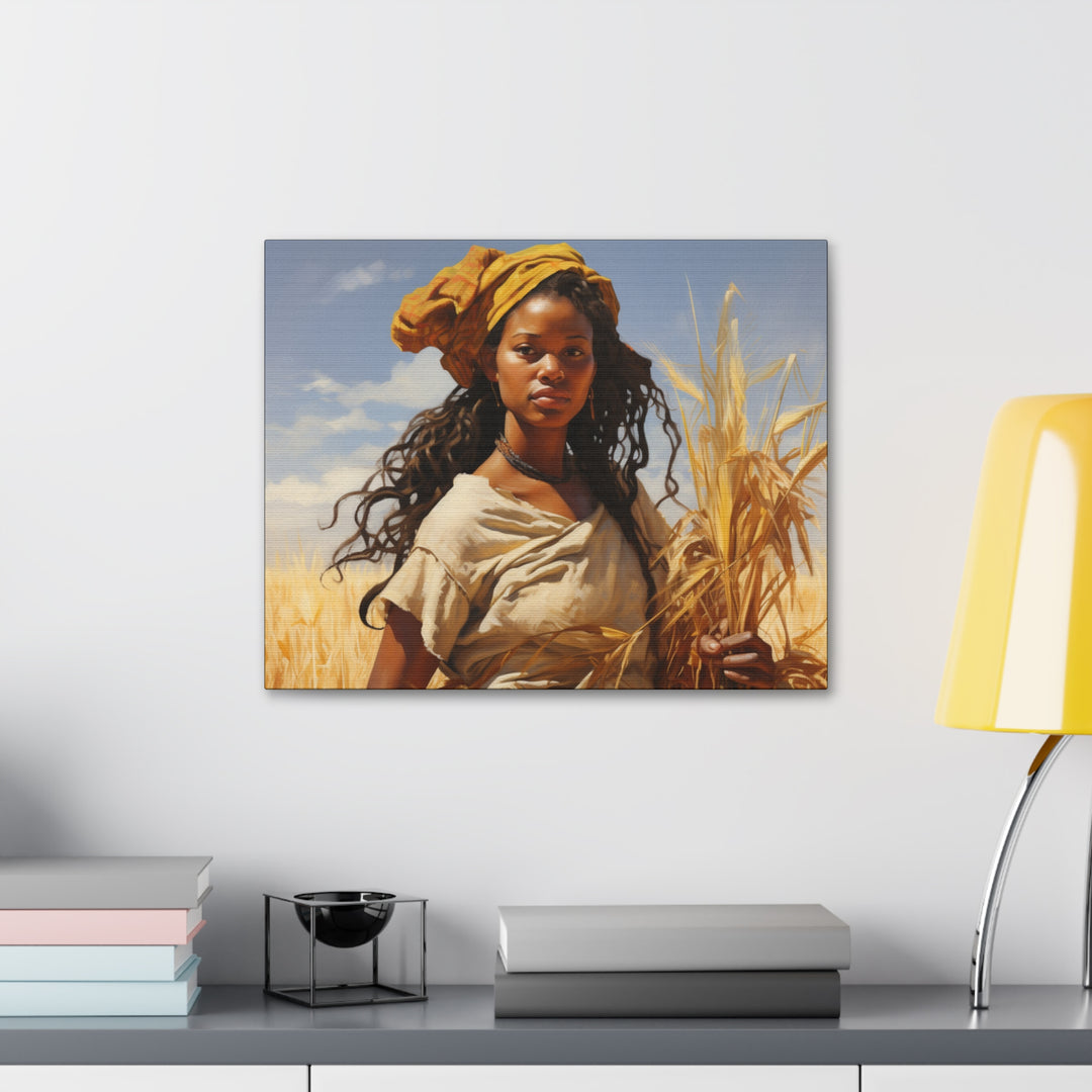 Soulful Harvest Canvas Art - A Celebration of Strength, Beauty & Abundance