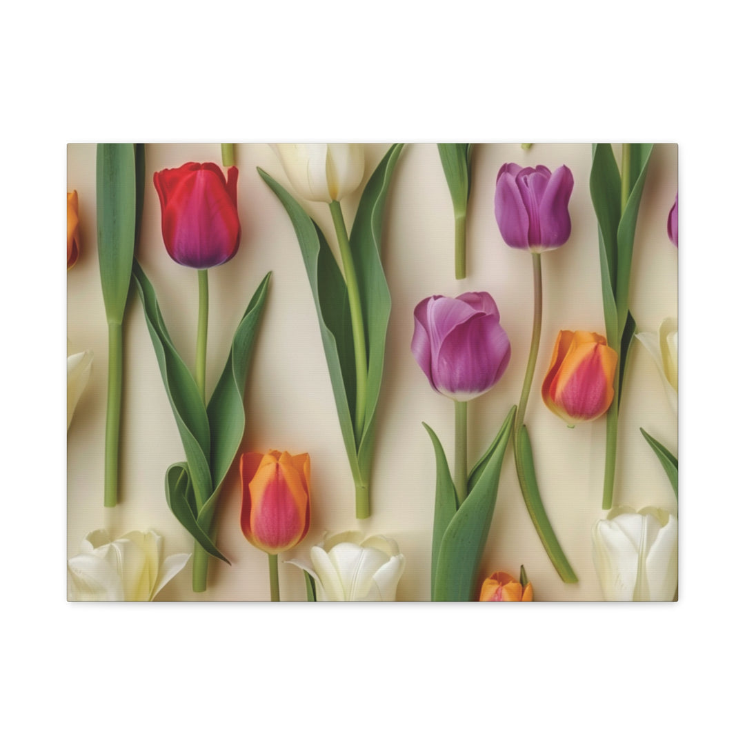 Blooming Radiance Floral Canvas Art - Vibrant Wall Decor for Home & Office