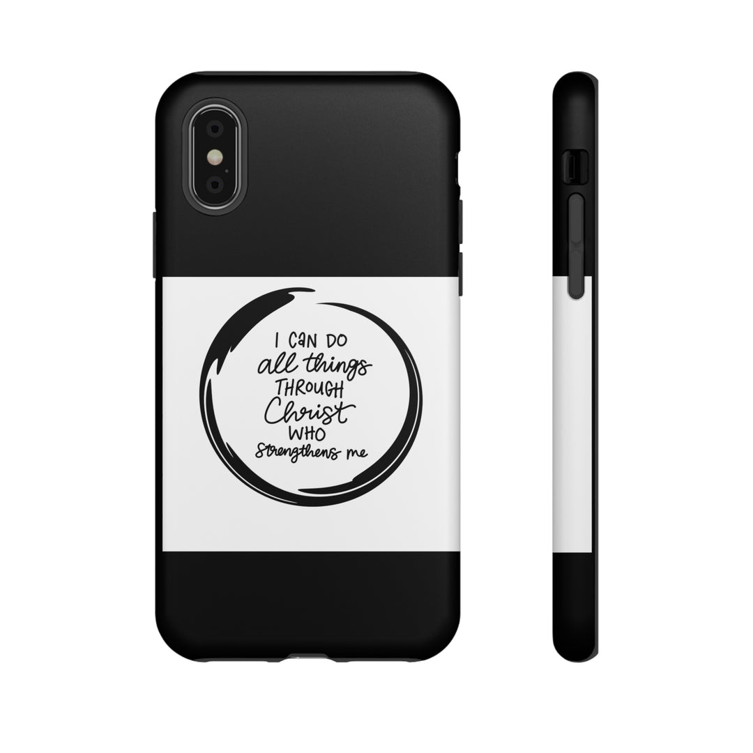 I Can Do All Things" Custom Premium Protective Phone Case – Double-Layered Durability