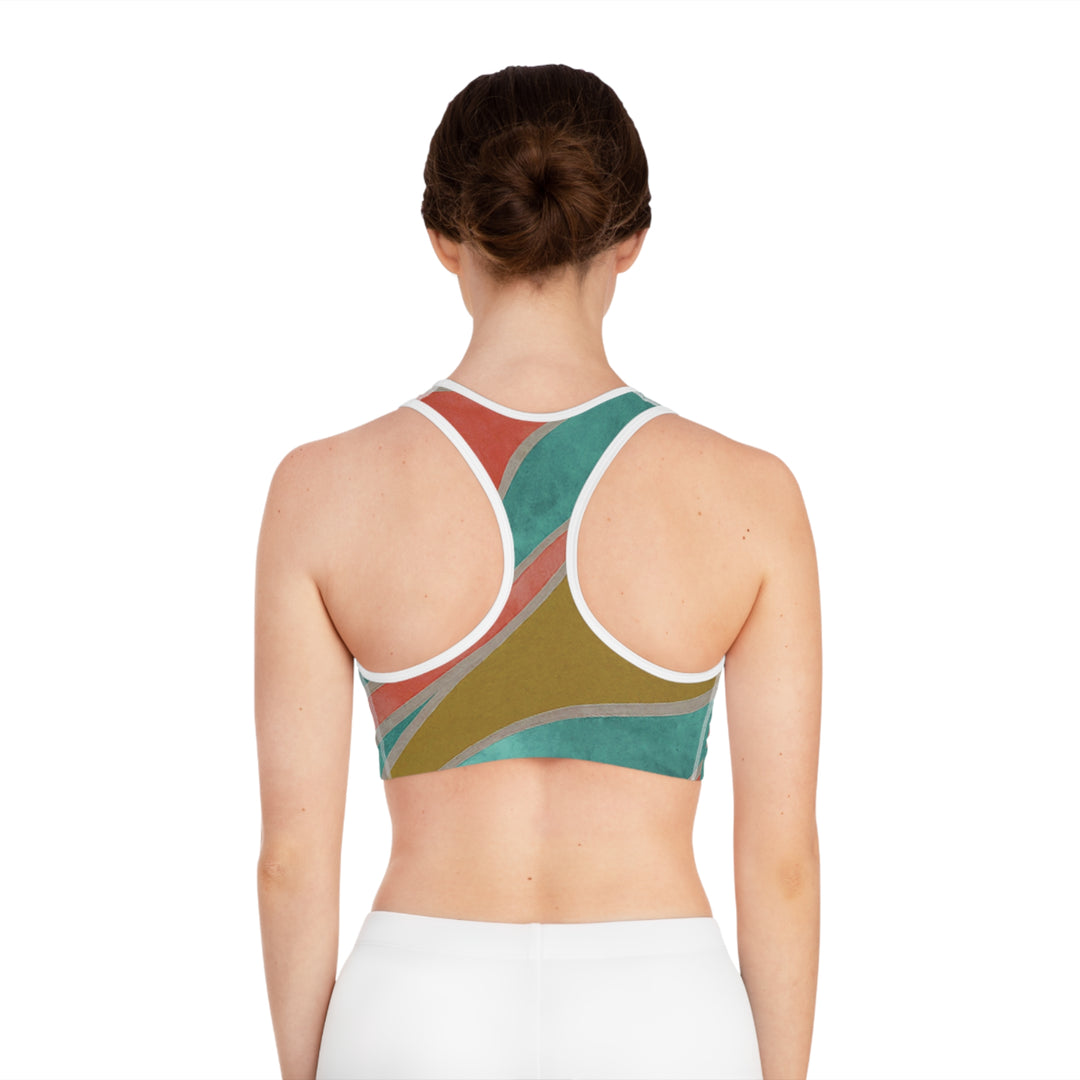 Custom All-Over Print Sports Bra - Ultimate Comfort & Support for Active Women