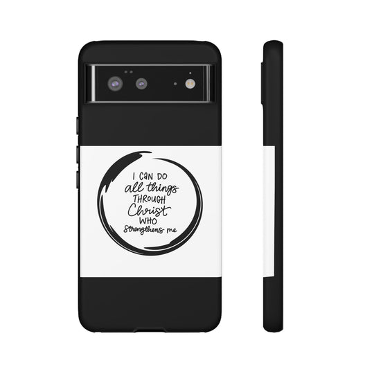 I Can Do All Things" Custom Premium Protective Phone Case – Double-Layered Durability