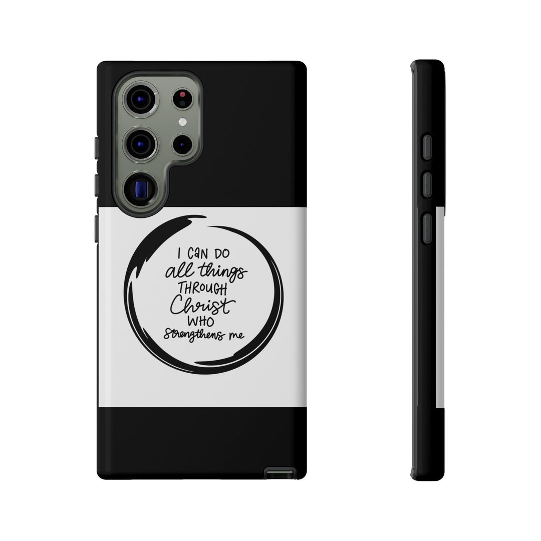 I Can Do All Things" Custom Premium Protective Phone Case – Double-Layered Durability