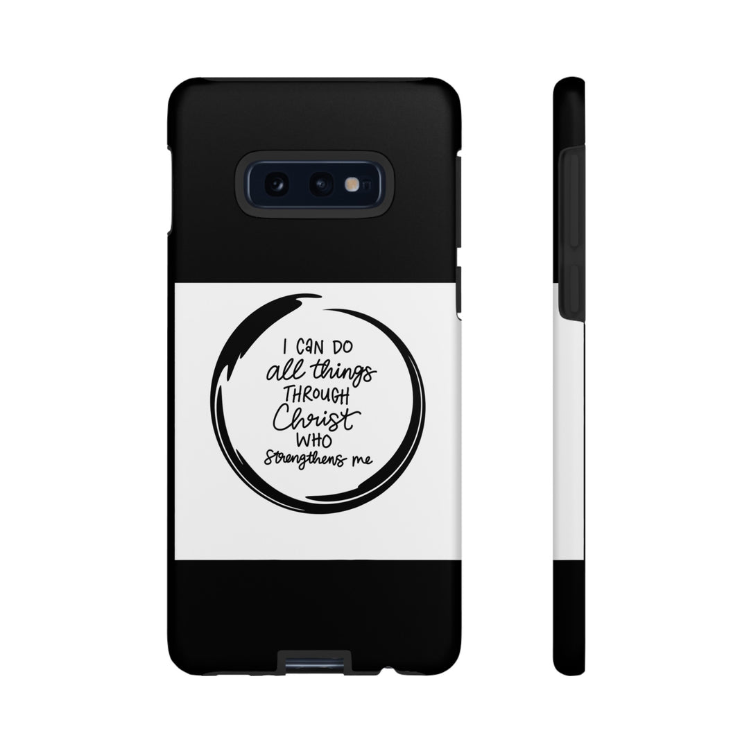 I Can Do All Things" Custom Premium Protective Phone Case – Double-Layered Durability