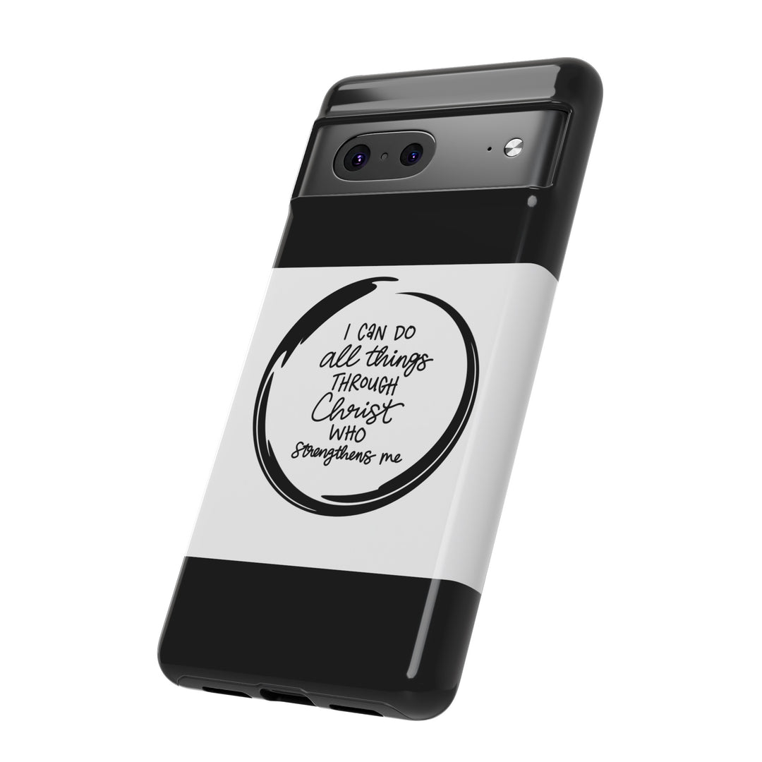 I Can Do All Things" Custom Premium Protective Phone Case – Double-Layered Durability