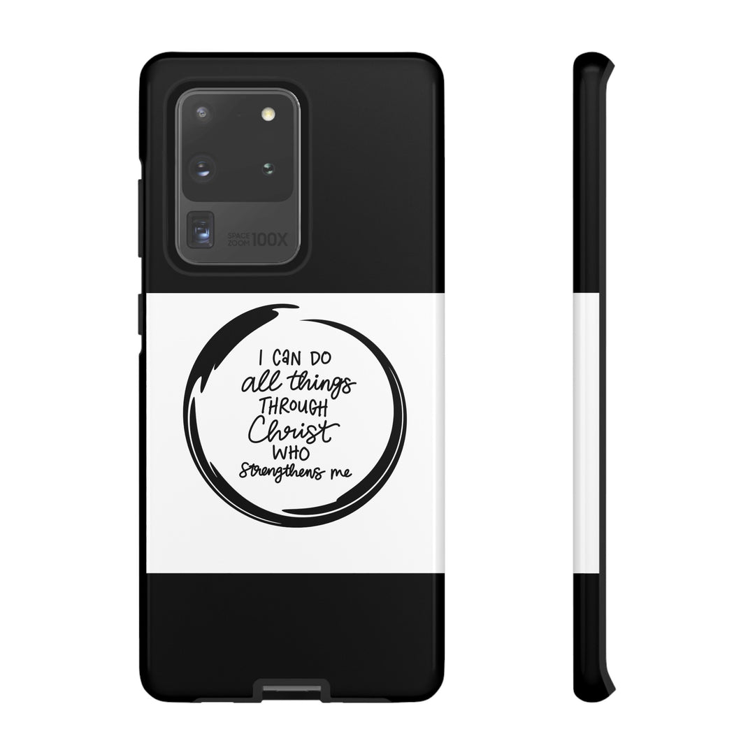 I Can Do All Things" Custom Premium Protective Phone Case – Double-Layered Durability