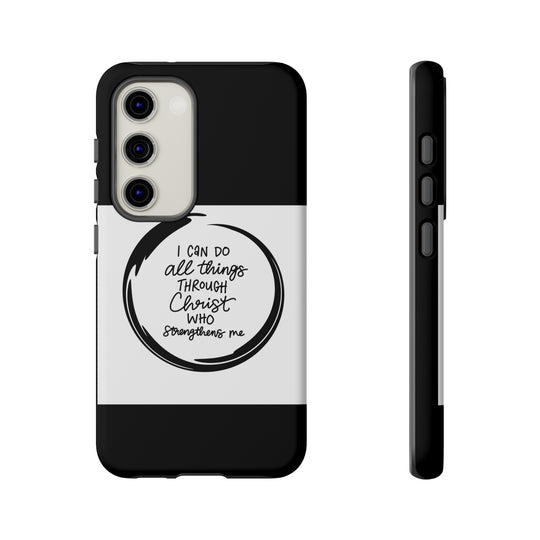 I Can Do All Things" Custom Premium Protective Phone Case – Double-Layered Durability