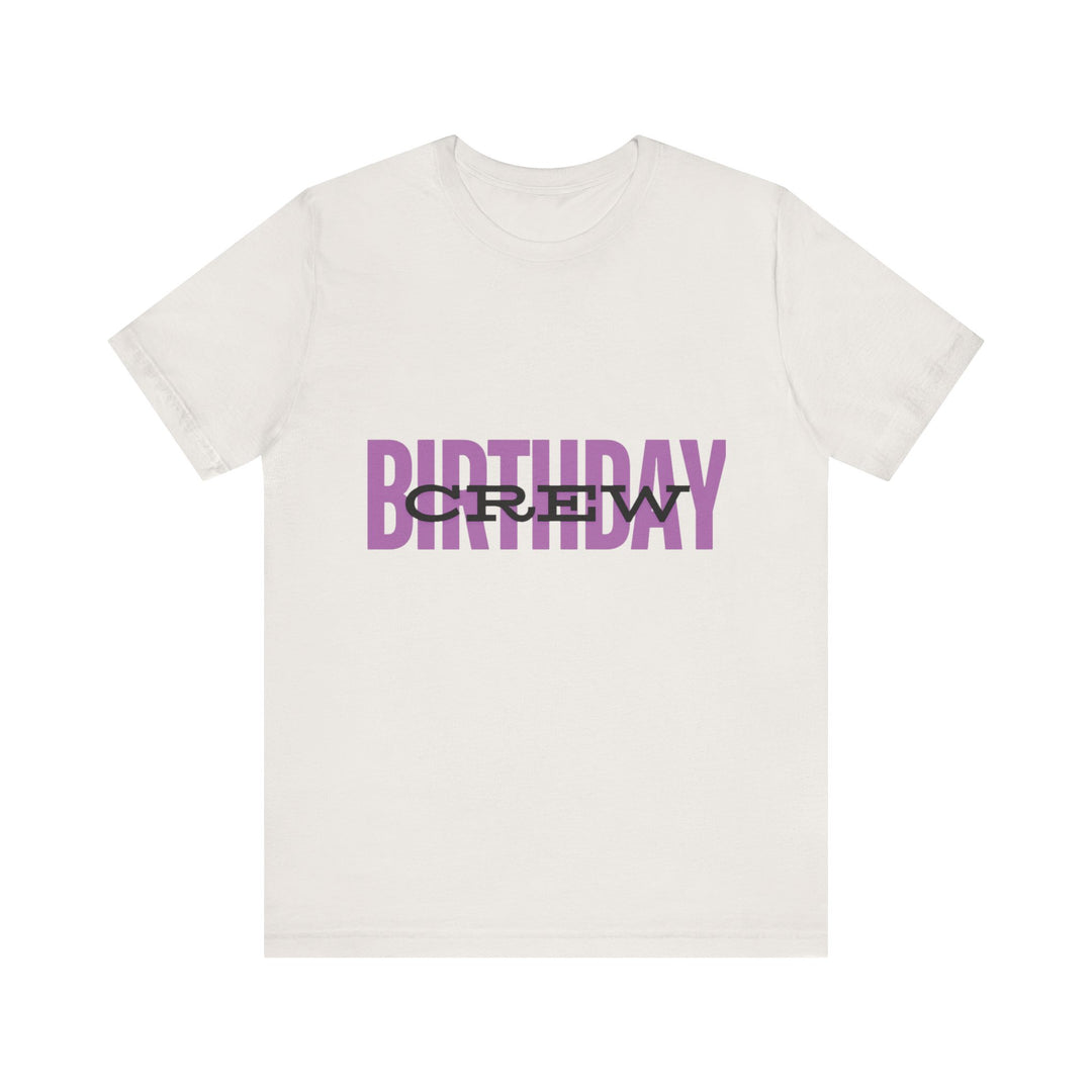 Vibrant 'Birthday Crew' Tee