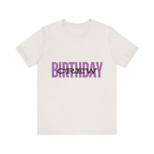 Vibrant 'Birthday Crew' Tee