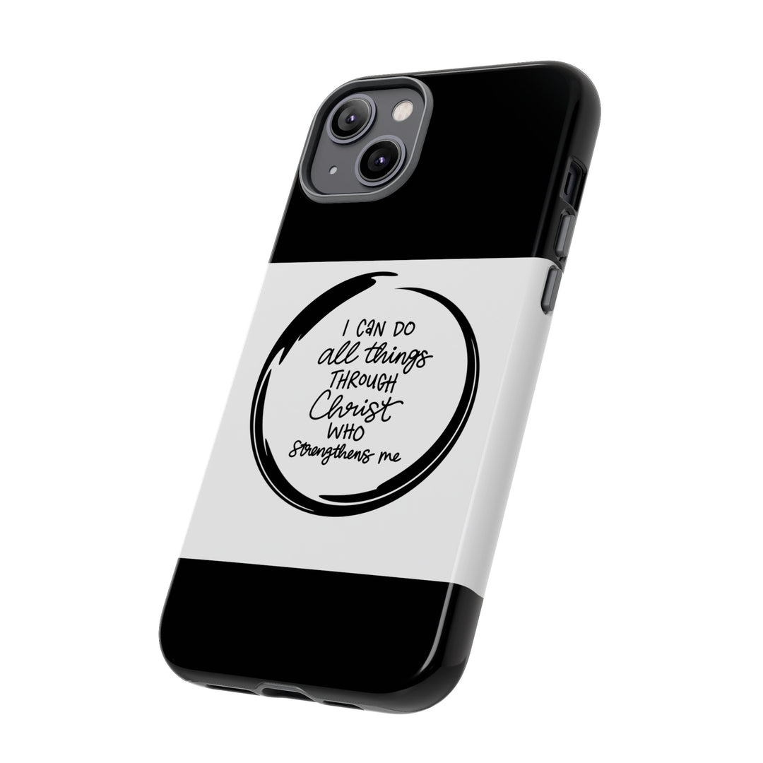 I Can Do All Things" Custom Premium Protective Phone Case – Double-Layered Durability