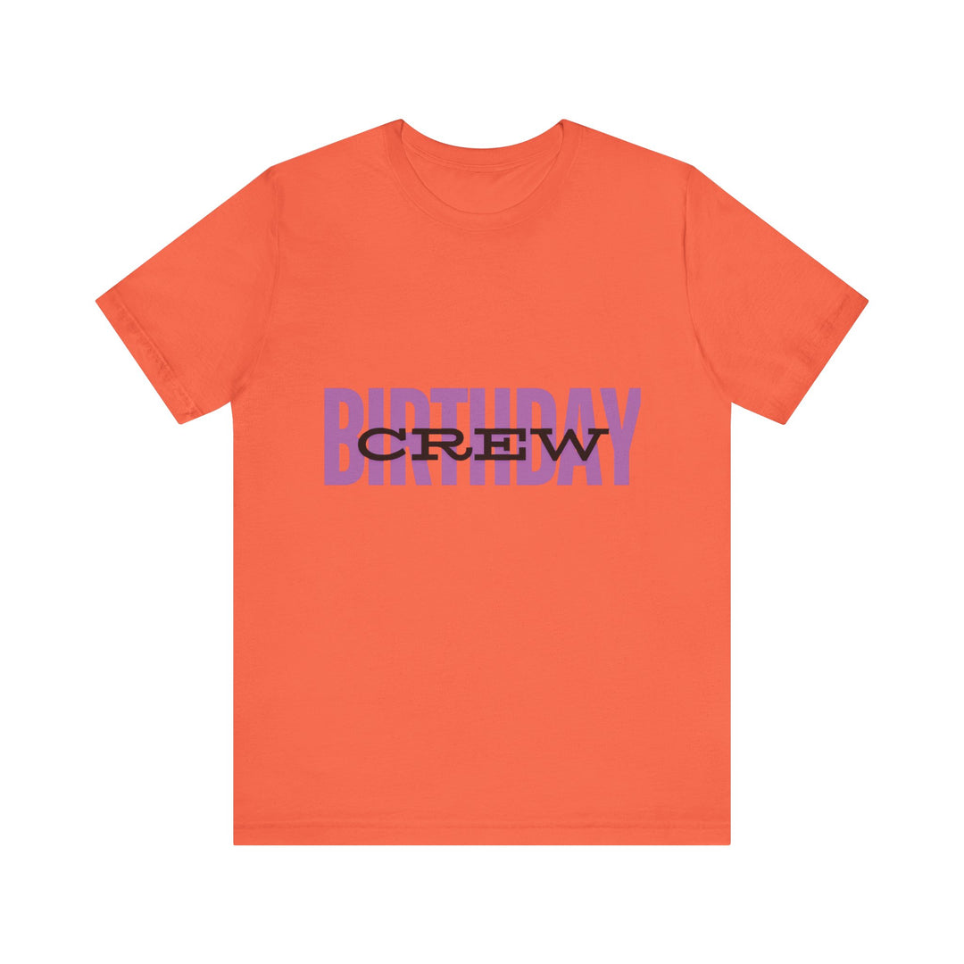 Vibrant 'Birthday Crew' Tee