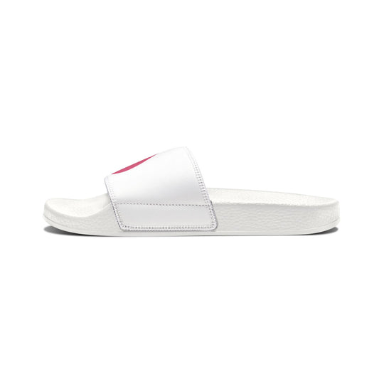 Empower Every Step - Women's Breast Cancer Awareness Slide Sandals with Customizable Removable Straps