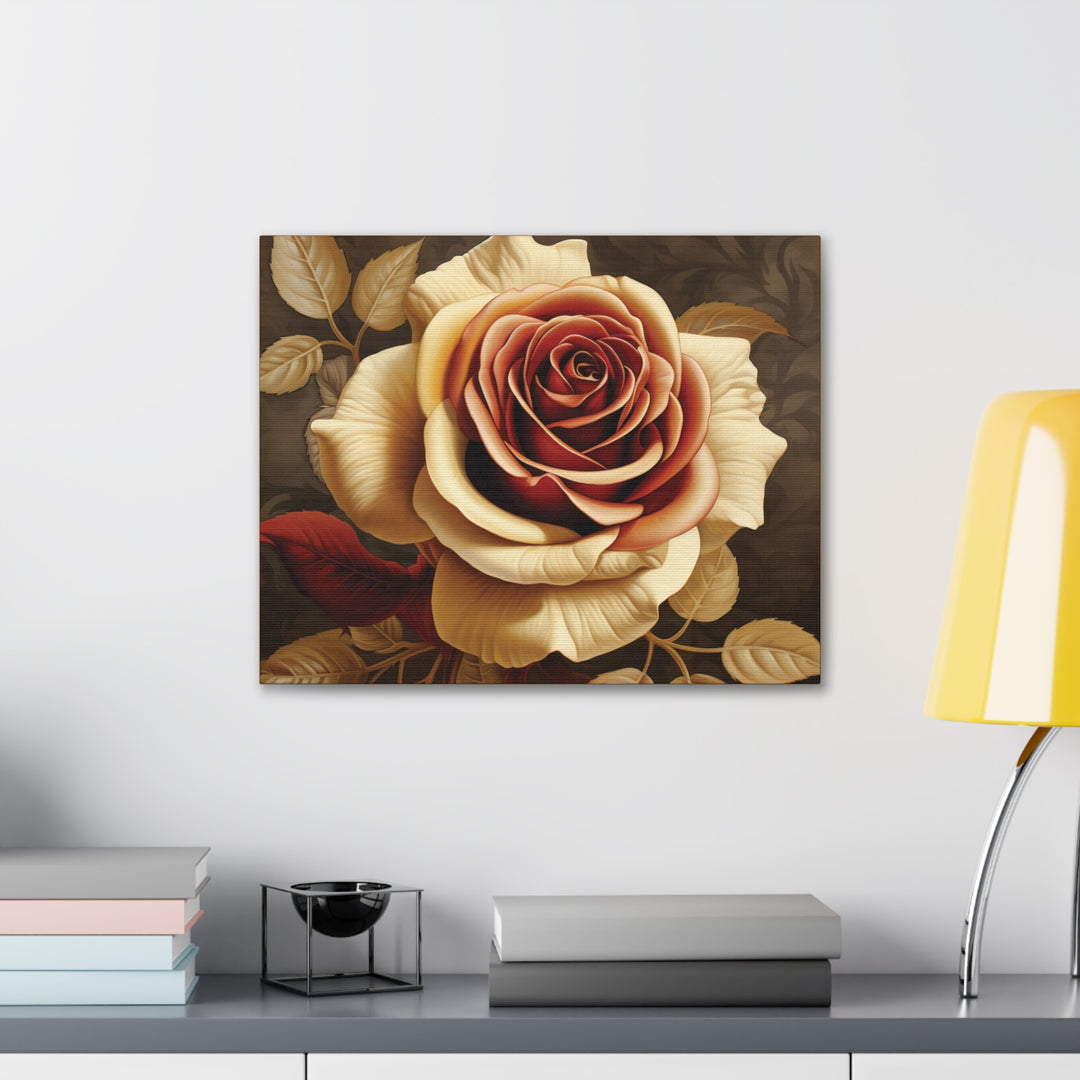 Eternal Elegance: White Rose Canvas Art – Timeless Beauty for Every Space