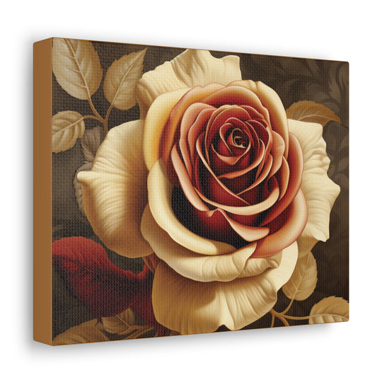 Eternal Elegance: White Rose Canvas Art – Timeless Beauty for Every Space