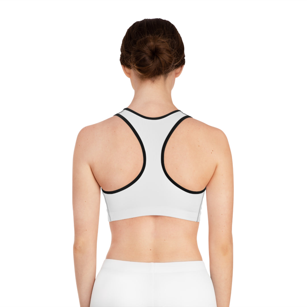 Custom 'Healed' Sports Bra – All-Over Print, Compression Fit, Moisture-Wicking Comfort