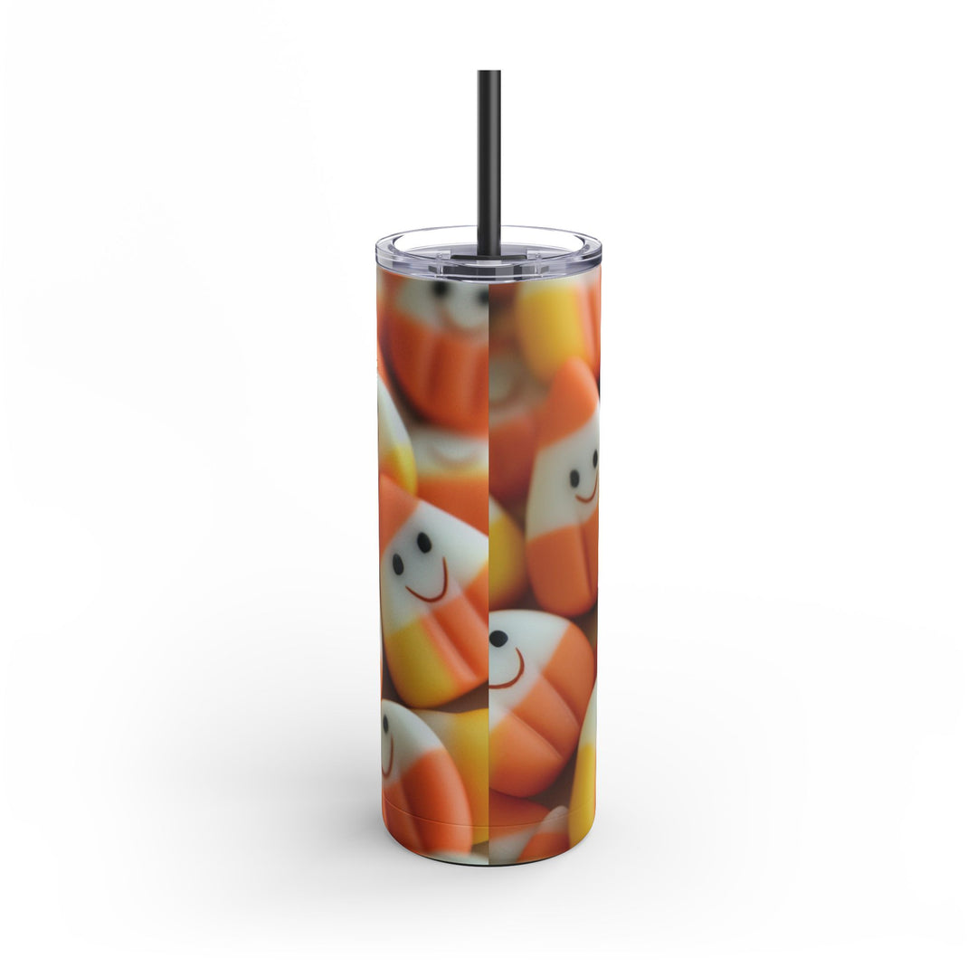 Candy Corn Cheer Tumbler - captivatingconversationsstarters