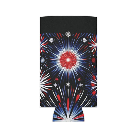 4th of July Fireworks Can Insulators – Lightweight, Customizable Drink Coolers for Nature Trips & Parties