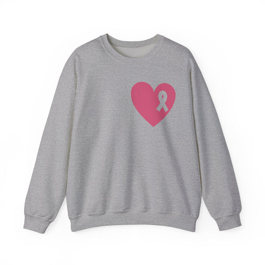 Healed Breast Cancer Awareness Sweatshirt – Cozy Unisex Crewneck for Everyday Comfort & Support"