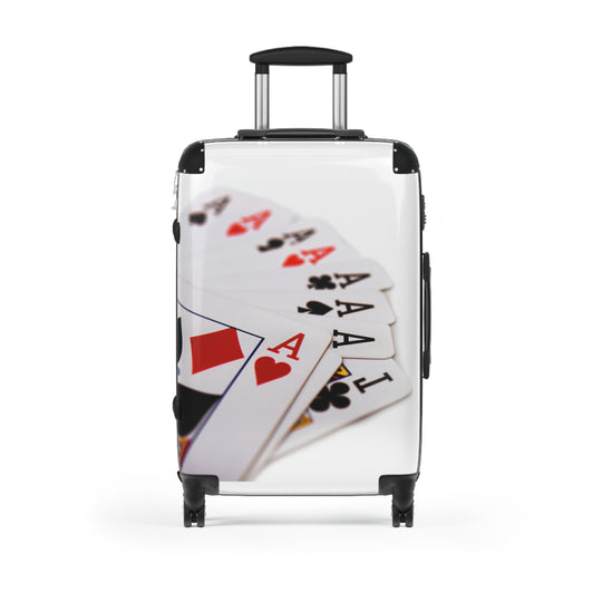 Ace Traveler: Casino-Themed Suitcase for the Bold & Stylish