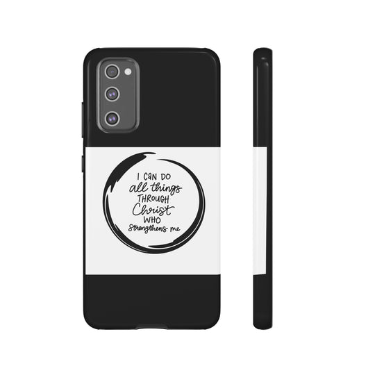 I Can Do All Things" Custom Premium Protective Phone Case – Double-Layered Durability