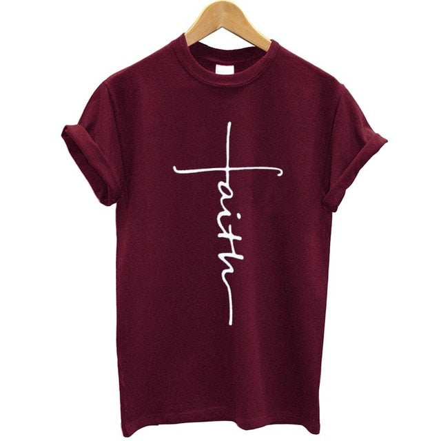 Lift My Mood, Jesus – Women's Christian Stylish Short Sleeve Cotton T-Shirt | Casual Fashion Plus Size Tees for All Seasons