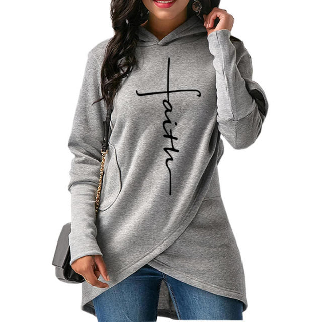 Faith-Inspired Women's Stylish Hoodie - Trendy, Comfortable & Empowering