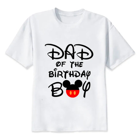 🎉 Birthday Boy Matching Family Outfits - Celebrate in Cartoon Mouse Style! 🎈