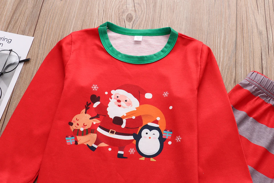 Cozy Festive Family Christmas Matching Pajamas Set – Santa Claus Edition