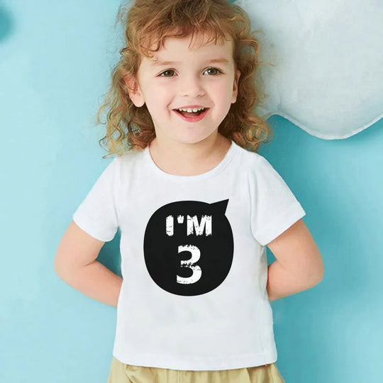 ✨ "Kids Unisex 'Let’s Party' Birthday T-Shirt – Fun & Stylish Outfit for Ages 1-10 🎉"