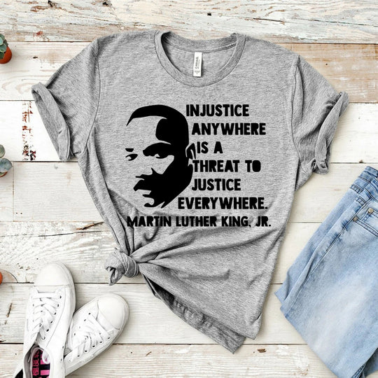 MLK Shirt Dr Martin Luther King Jr Black History T-shirt Black Power Shirt MLK Quote Black Lives Matter Tee Protest Equality Top - captivatingconversationsstarters